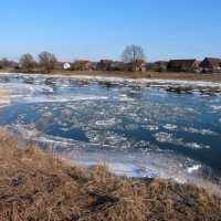 Лед на реке Везер :: Heinz Thorns