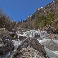 Гондарай — река в Карачаевском районе Карачаево-Черкесской Республики. :: Леонид Сергиенко