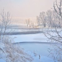 Зимний день на Енисее :: Екатерина Торганская