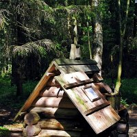 Восстановленный лесной колодец прп. Савватия. 2009 г. :: Евгений Кочуров