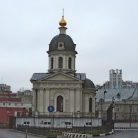 Церковь Бориса и Глеба на Арбатской площади Москва. :: Александр Качалин