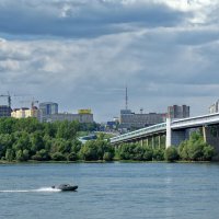 Метромост через реку Обь в Новосибирске :: Дмитрий Конев