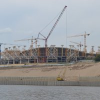 Как строился футбольный стадион в Волгограде... :: Георгиевич 