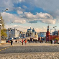 Вид с Красной площади на большой Москворецкий мост. :: Александр Леонов