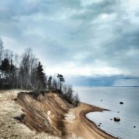 Балтийско-Ладожский глинт. Так называется это место на южном берегу Финского залива :: ast62 
