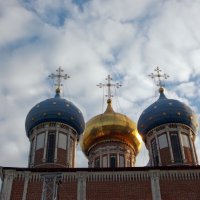 Купола Успенского собора.Рязань :: Galina Solovova