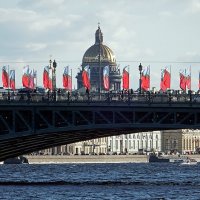 9 мая. Праздничный Дворцовый мост (Санкт-Петербург) :: Ольга И