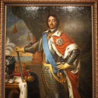 В розовом зале - большой портрет Петра Великого, 1-я половина 18-го века :: Елена Павлова (Смолова)