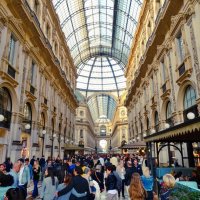 Галерея Galleria Vittorio Emanuele II Милан Италия :: wea *
