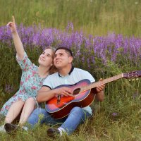 Пара с гитарой :: Любовь Гулина