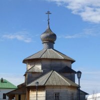 Деревянная Троицкая церковь в Свияжске :: Лидия Бусурина