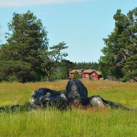 Cтарая деревушка Тyresta by, национальный парк Tyresta Швеция :: wea *