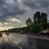 После дождя (промокший еду домой) :: Андрей Лукьянов