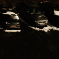 машины  и снег :: Дмитрий Потапов