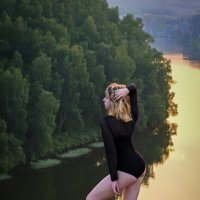 На закате над рекой :: Андрей + Ирина Степановы