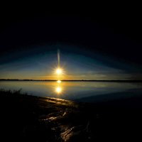 Озеро Сульфатное (Шамиля)ю Восход солнца. 1 :: Евгений Роньжин