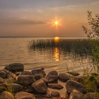 Закат на Плещеевом озере :: Сергей Цветков