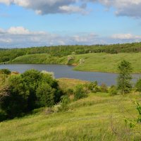 Шахты. Каменная балка при впадении в Грушевское водохранилище. :: Пётр Чернега