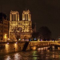Собор Парижской Богоматери и Малый мост :: Eldar Baykiev