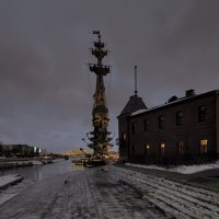 Городской пейзаж в мрачных тонах :: Евгений Седов