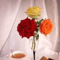 Чаепитие с розами :: Irene Irene