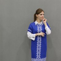 Вязанное платье с коми орнаментом :: Светлана Громова