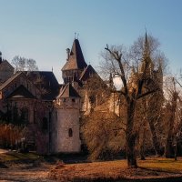 Замок Вайдахуньяд — замок в будапештском парке Варошлигет.(мобильное фото). :: Александр Вивчарик