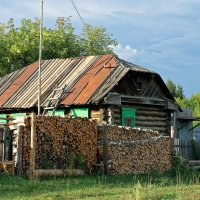 Сибирская глубинка. Домик в деревне :: Дмитрий Конев