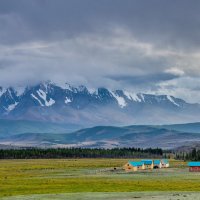 Курайская степь. Северо-Чуйский хребет :: Виктор Четошников