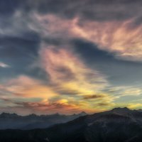 Закат с вершины. :: Александр Криулин