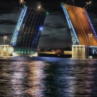 Дворцовый мост.  Адмиралтейская набережная... :: Лилия .