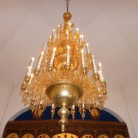 Паникадило в церкви Федора Ушакова в Герцег-Нови :: Наталья Т