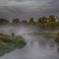Река Шерна.Утро :: Сергей Цветков
