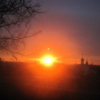 Яркое солнышко перед закатом :: Елена Семигина