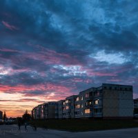 Закатное небо над Шумилино :: Анатолий Клепешнёв