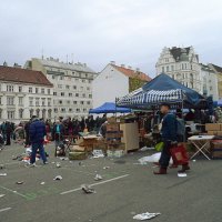 Продуктовый и блошиный рынок Нашмаркт в Вене :: Галина 