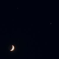 19.11.2020 Луна, Юпитер и Сатурн :: Сеня Белгородский