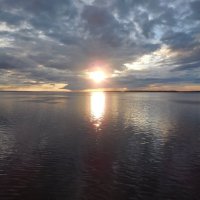 Закат на Ладожском озере :: Надежда 