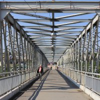 Каракумский пешеходный мост через реку Быстрая Сосна :: Gen Vel