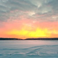 Зимняя закатная :: Валерий Иванович