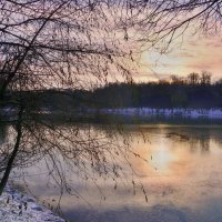 Ранний зимний закат :: Наталья Лакомова