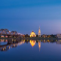 Рыбинск после заката :: Олег Пученков