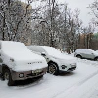 Какой же русский не любит снег? - Автовладелец! :: Андрей Лукьянов