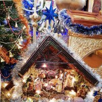 Рождественский вертеп в сельской церкви... :: Тамара Бедай 