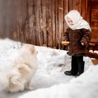 девочка с собачкой :: Светлана Ларс