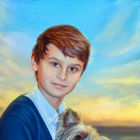 Мальчик с собакой :: Ирина Kачевская