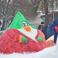 *****В городе фигуры из снега.. :: Анатолий Михайлович