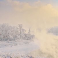 Енисей. Январь. :: Евгений Герасименко