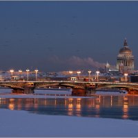 Зимний вечер *** Winter evening :: Aleksandr Borisov