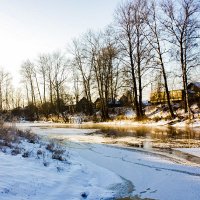 Зимний день на реке :: Сергей Кочнев